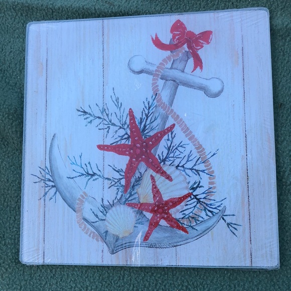 NWT BRIGHTEN THE SEASON GLASS TRIVIT - Picture 1 of 2